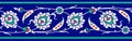 Floral Seamless Iznik Border